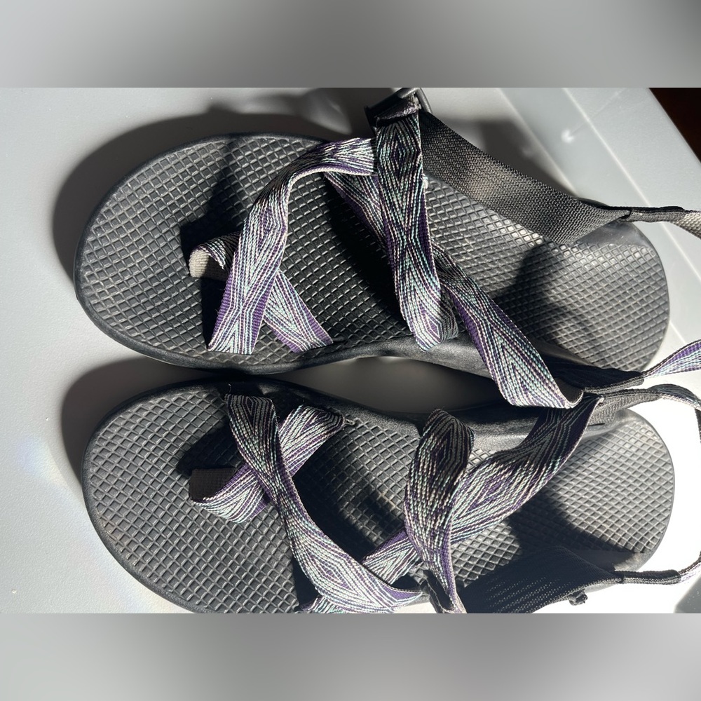 Chaco Women Sandals Summer strappy outdoors sandals blues and purple sandals